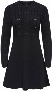 ONLY Pletené šaty 'ONLKATIA'  čierna