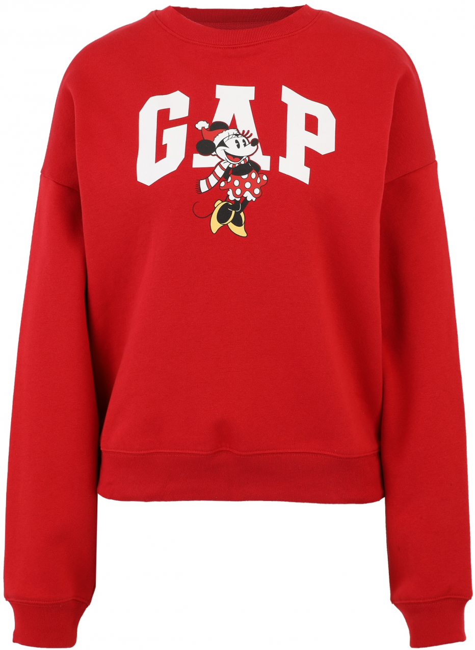 Gap Tall Mikina  béžová / červená / čierna / biela