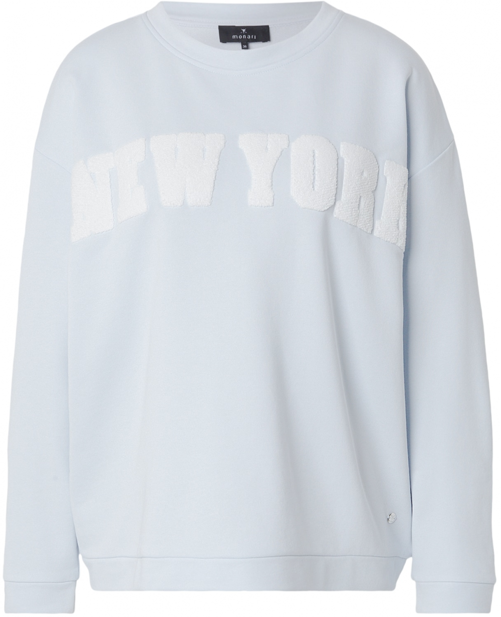 monari Mikina  svetlomodrá / biela