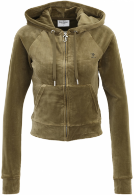 Juicy Couture Tall Tepláková bunda 'Madison'  kaki