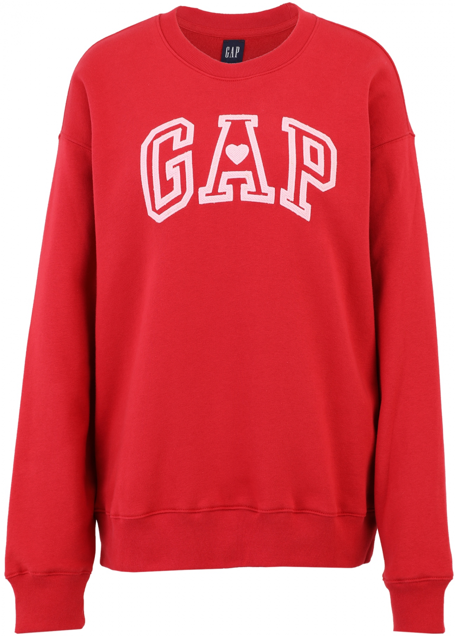 Gap Tall Mikina 'LOVE'  červená