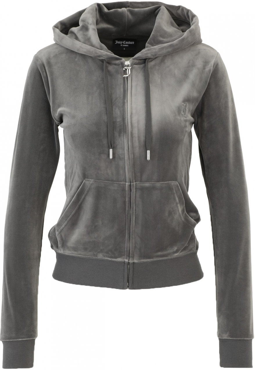 Juicy Couture Tall Tepláková bunda 'ROBERTSON'  tmavosivá