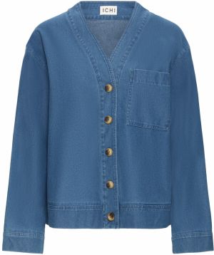 ICHI Blúzka 'IHKate'  modrá denim