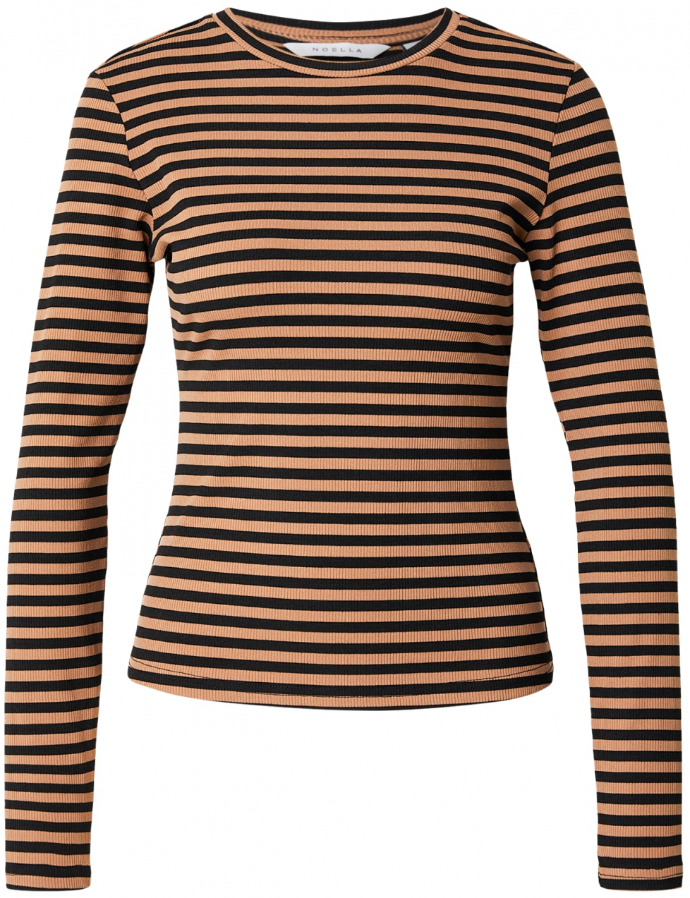 Noella Tričko 'Luana'  tmavobéžová / čierna