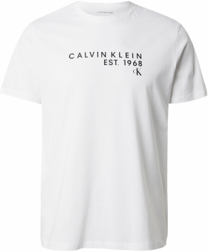 Calvin Klein Jeans Tričko  čierna / biela