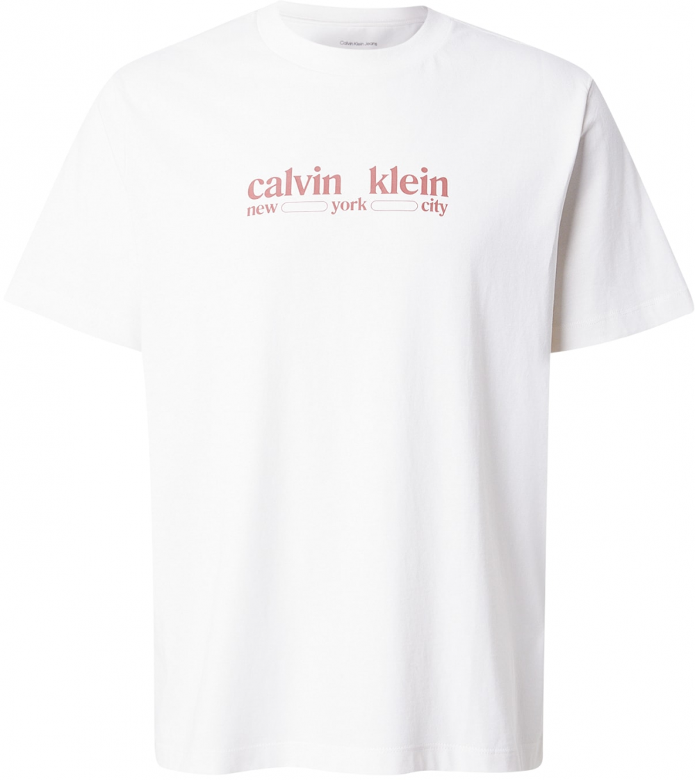 Calvin Klein Jeans Tričko 'NYC'  čierna / biela