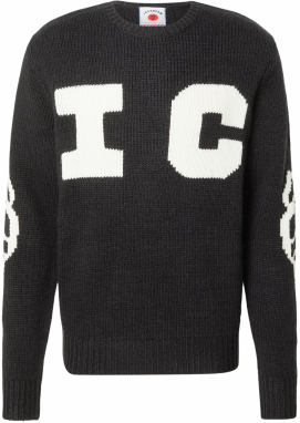 Billionaire Boys Club Sveter 'Ice Cream'  čierna / biela ako vlna