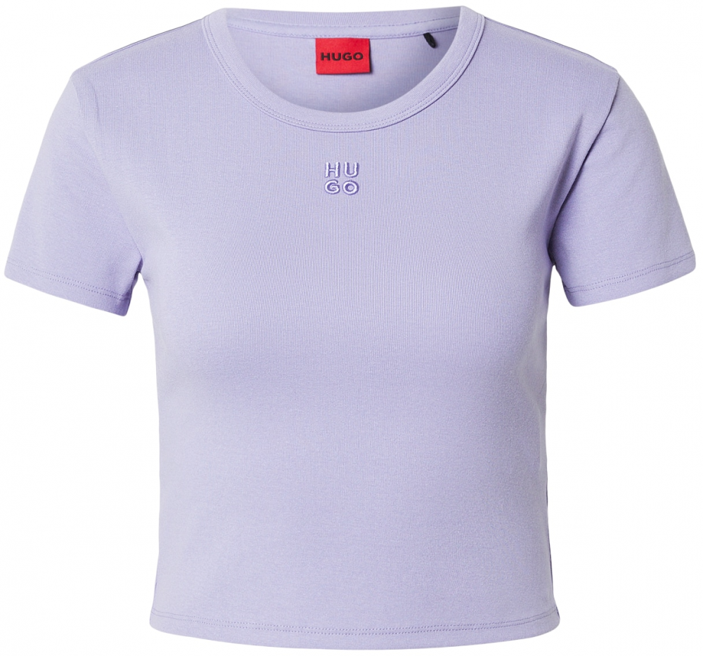HUGO Tričko 'Delanor'  svetlofialová
