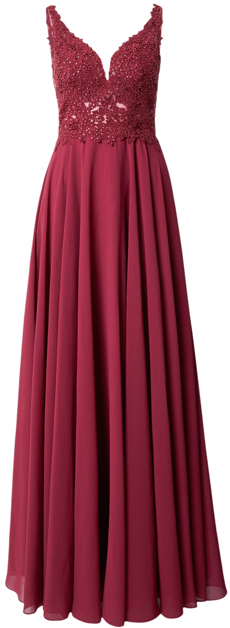 mascara Večerné šaty  farba lesného ovocia