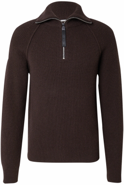 REPLAY Sveter  hnedá