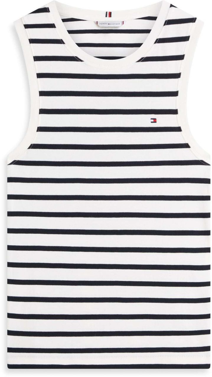 TOMMY HILFIGER Top 'CODY'  námornícka modrá / biela