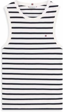 TOMMY HILFIGER Top 'CODY'  námornícka modrá / biela