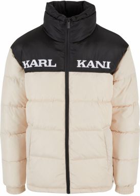Karl Kani Zimná bunda 'Essential'  piesková / čierna