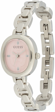 GUESS Analógové hodinky 'VIVIAN'  ružová / strieborná