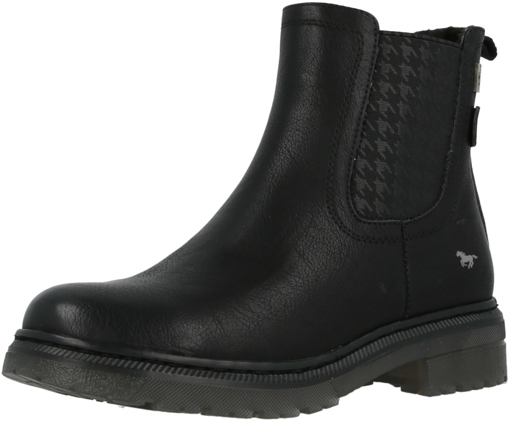 MUSTANG Členkové čižmy  čierna