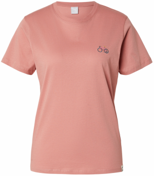 Iriedaily Tričko 'Peacy Ride'  pastelovo červená