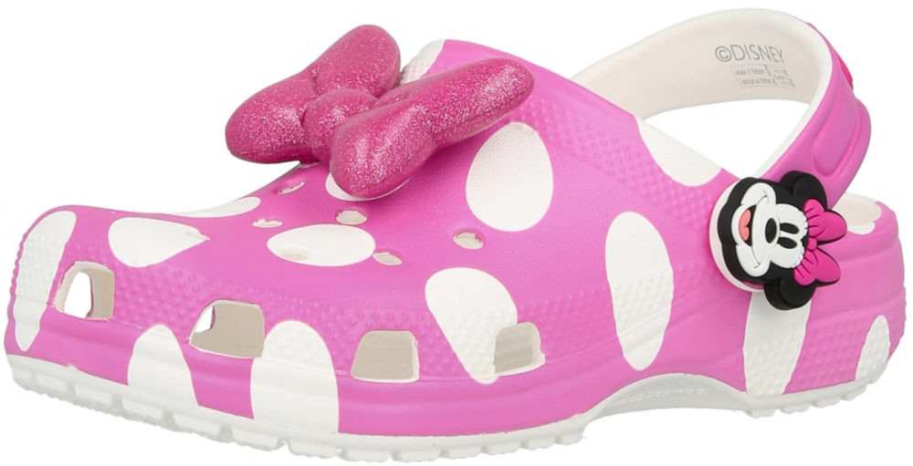 Crocs Otvorená obuv 'Minnie Mouse'  ružová / biela