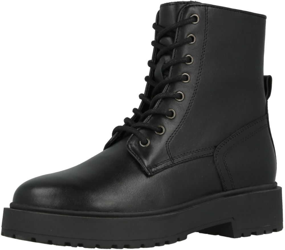 ABOUT YOU Šnurovacie členkové čižmy 'Annemarie'  čierna