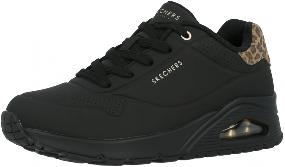 SKECHERS Nízke tenisky 'UNO'  svetlohnedá / čierna