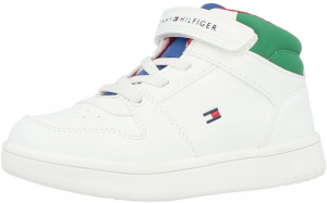 TOMMY HILFIGER Tenisky 'SKYLER'  námornícka modrá / jedľová / biela