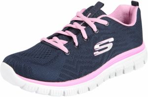 SKECHERS Nízke tenisky 'Graceful Get Connected'  námornícka modrá / ružová