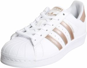 ADIDAS ORIGINALS Nízke tenisky 'Superstar'  biela / zlatá