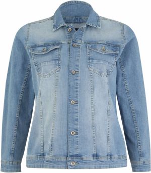 Zizzi Prechodná bunda  modrá denim