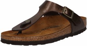BIRKENSTOCK Žabky 'Gizeh'  čokoládová