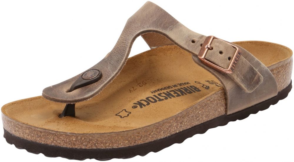 BIRKENSTOCK Žabky 'Gizeh'  hnedá