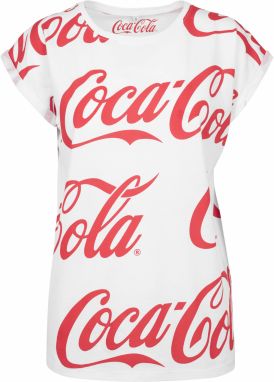 Merchcode Tričko 'Coca Cola'  červená / biela