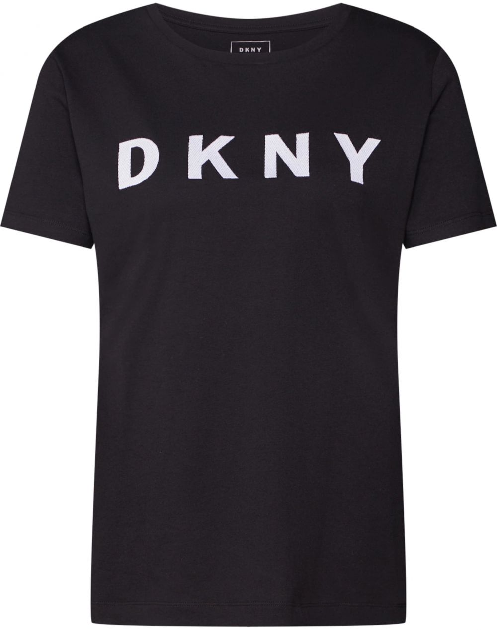 DKNY Tričko 'FOUNDATION'  čierna / biela