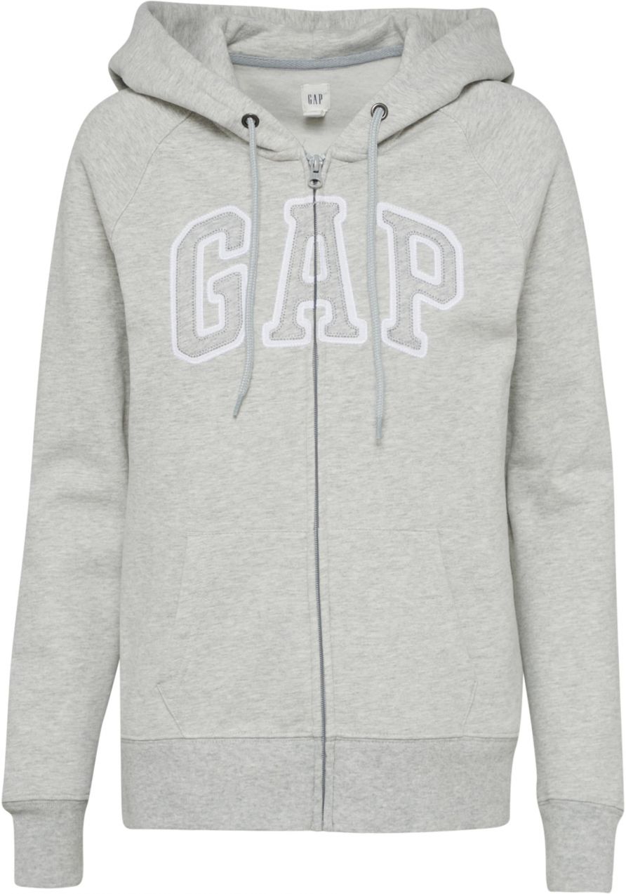 GAP Tepláková bunda  sivá melírovaná