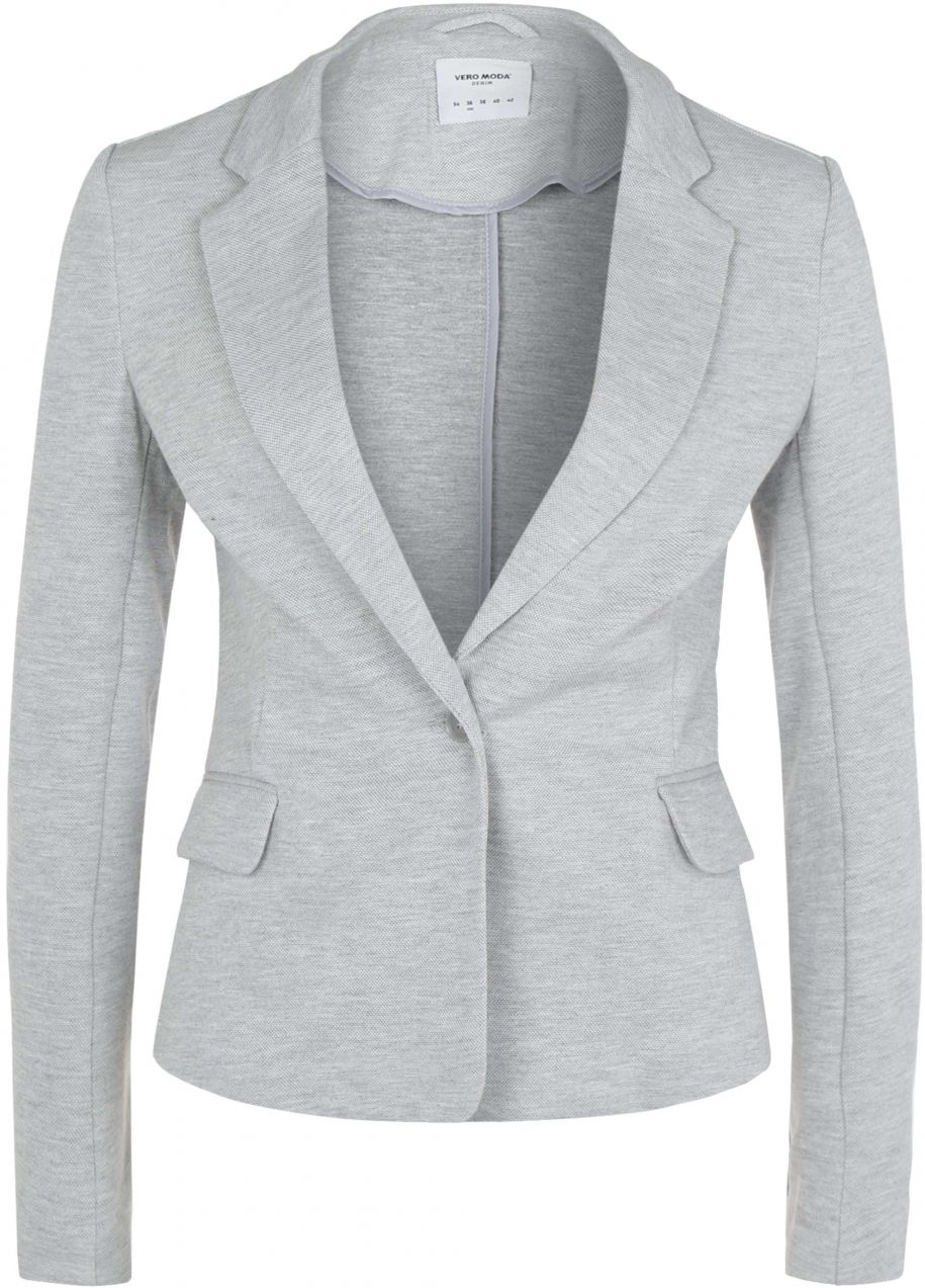 VERO MODA Blejzer 'VMJulia'  sivá melírovaná