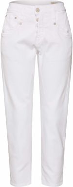 Herrlicher Nohavice 'Shyra Cropped Drill Stretch'  biela
