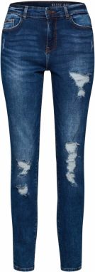 Noisy May Džínsy  modrá denim