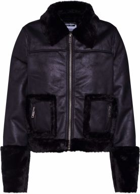 Noisy May Prechodná bunda 'NMLAUREL L/S JACKET'  čierna