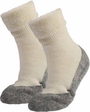 FALKE Ponožky 'Cosyshoe'  sivá / biela