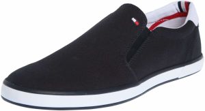 TOMMY HILFIGER Slip-on obuv  tmavomodrá / červená / biela