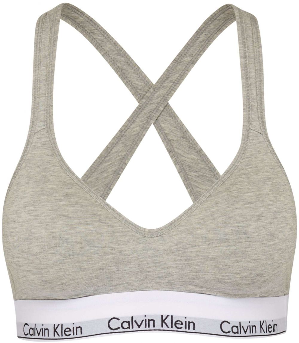 Calvin Klein Underwear Podprsenka 'Lift'  sivá melírovaná / čierna / biela
