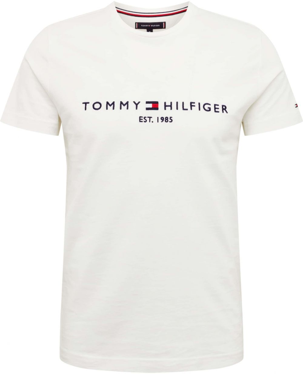 TOMMY HILFIGER Tričko  tmavomodrá / červená / biela