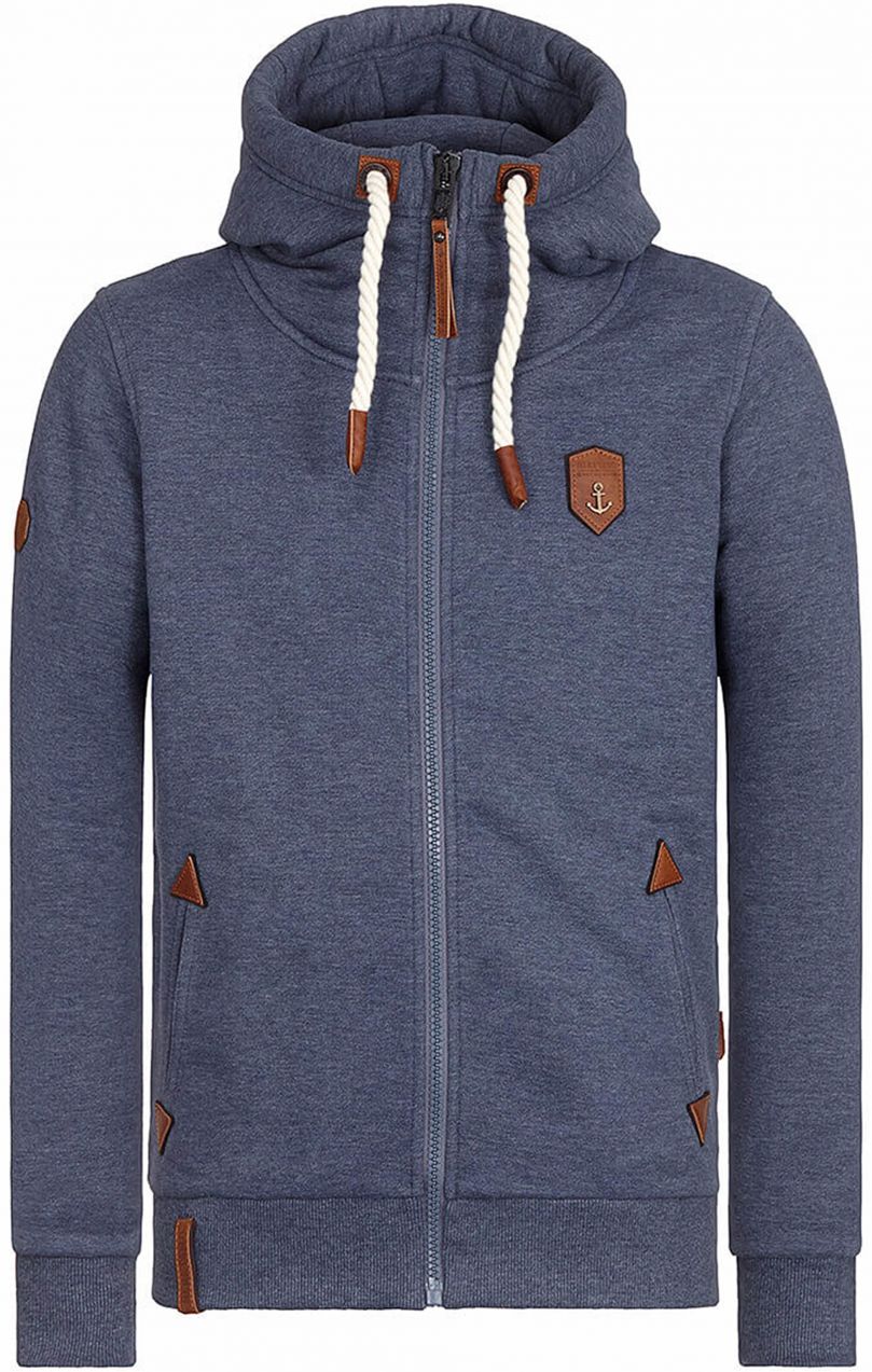 naketano Tepláková bunda  námornícka modrá