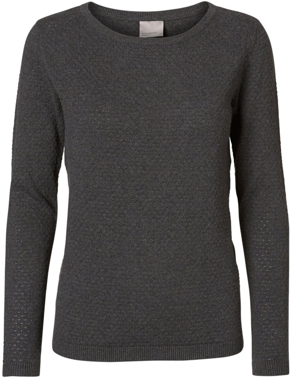 VERO MODA Sveter 'Care'  tmavosivá