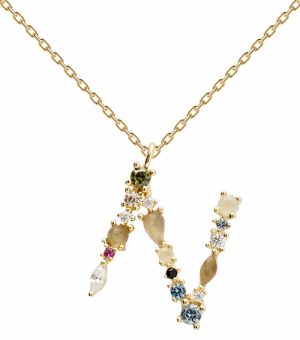 P D PAOLA Retiazka 'CO NECKLACE'  zlatá