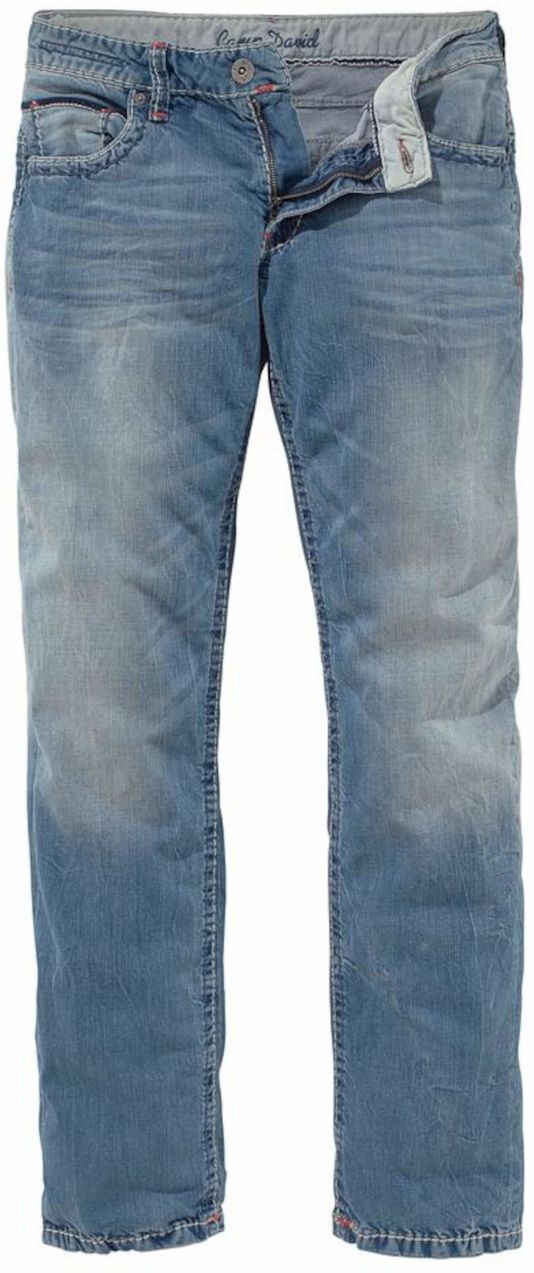 CAMP DAVID Džínsy  modrá denim
