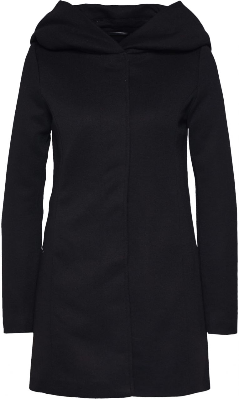 VERO MODA Prechodný kabát  čierna