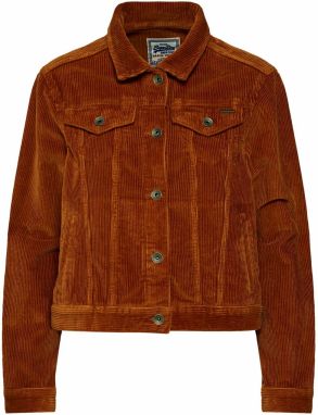 Superdry Prechodná bunda 'GIRLFRIEND'  okrová