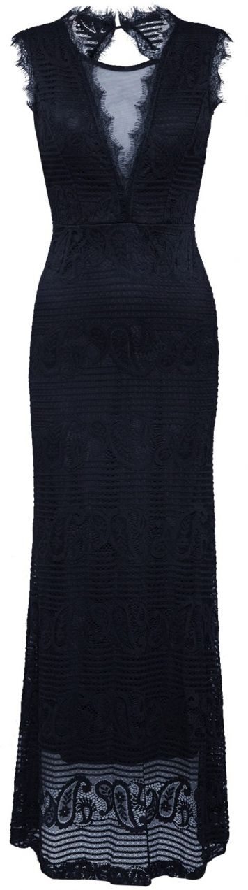 WAL G. Večerné šaty 'KY 2859'  čierna