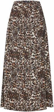 SELECTED FEMME Sukňa 'SLFALBERTE MW LONG SKIRT'  krémová / hnedé / čierna