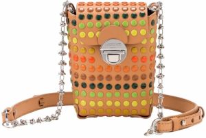 Liebeskind Berlin Taška cez rameno 'Crossbody Small /Animation Rainbow studs'  hnedé