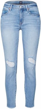 GAP Džínsy 'TR SKINNY ANKLE LT HAVEN DEST'  modrá denim / svetlomodrá